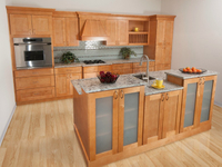 Honey Shaker Kitchen Cabinet