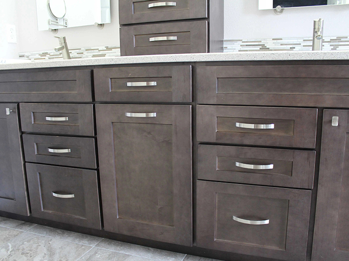 Charcoal Shaker Kitchen Cabinet